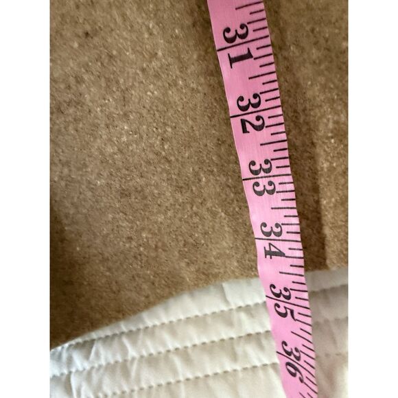 Vtg Russell Scott Wool Blend Coat Beige Classic Old Money Button Winter Women XL - Picture 14 of 16